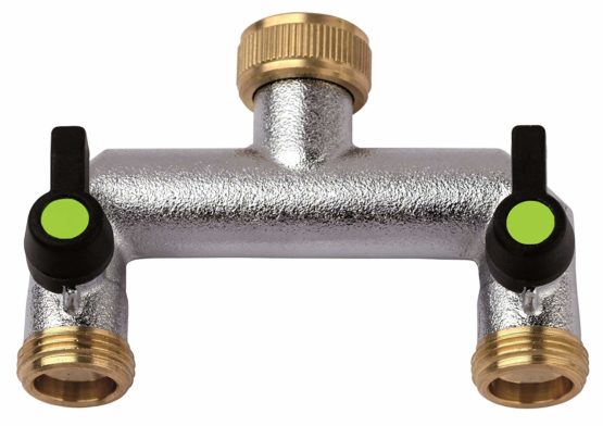S&M s & m 551352 Dual 3/4 Female 2 Male outputs 3/4 "