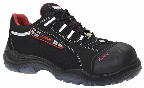 Elten 726771-43 Safety Shoes "Sanex PRO" ESD S3, Size 9, Black/Grey - EN safety certified