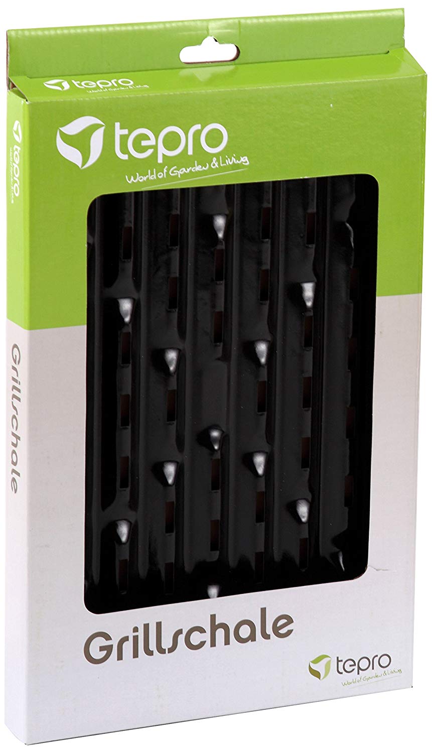 tepro 8508 Enamelled Grill Pan - Black