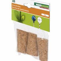 Windhager Rose Ball Corks, Brown, 3 x 13 x 13 cm