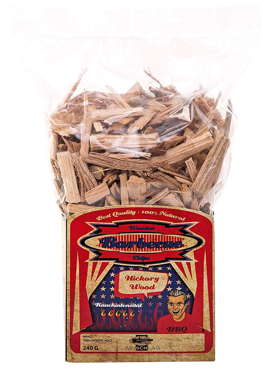 Axtschlag Copeaux De Fumage En Bois De Prunier - 1 Kg - Pour Barbecue Et Fumaison, Goût Intense Et Naturel
