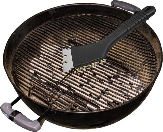 Fackelmann 41586 grill cleaning brush made of brass. Colour: black. - Image 3