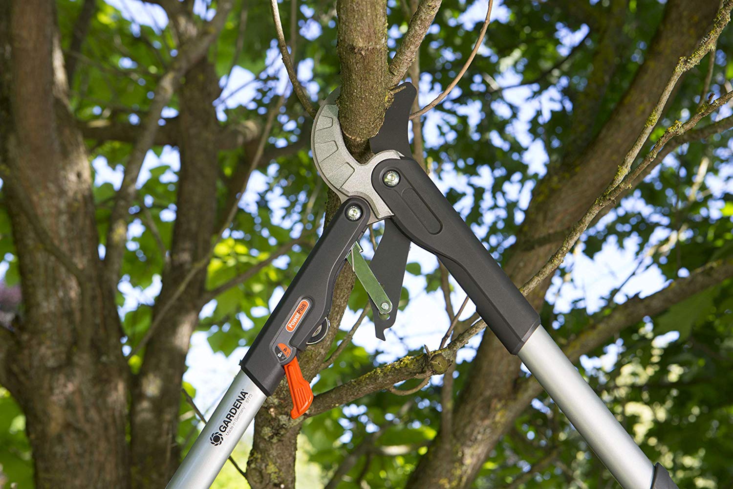 Gardena Comfort Ratchet Lopper SmartCut: Pruning shears with Anvil cutting principle, max. branch 45 mm, 59 cm length, 4-stage ratchet mechanism - Image 2