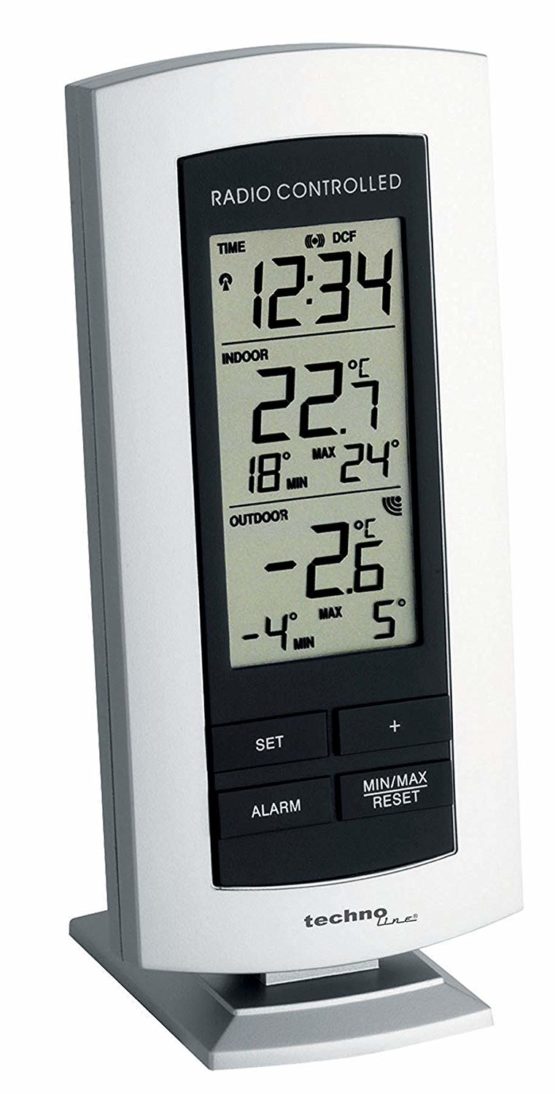 Smart Effects Technoline WS 9140-IT DCF-77 Radio Controlled Clock with Manual Setting Option