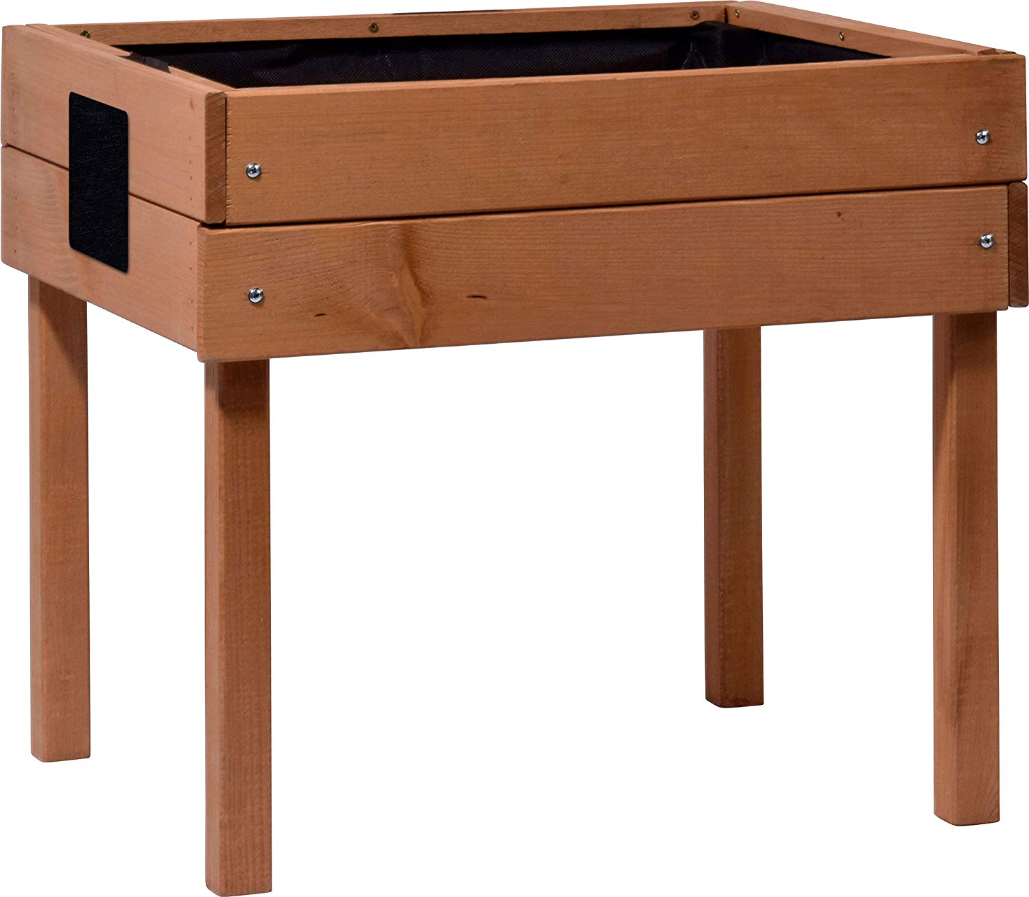 dobar® 58510FSC Children's Raised Bed with Chalkboard, Mini Raised Bed Wood, Raised Planter for Children Salad Bed on Stilts - Image 2