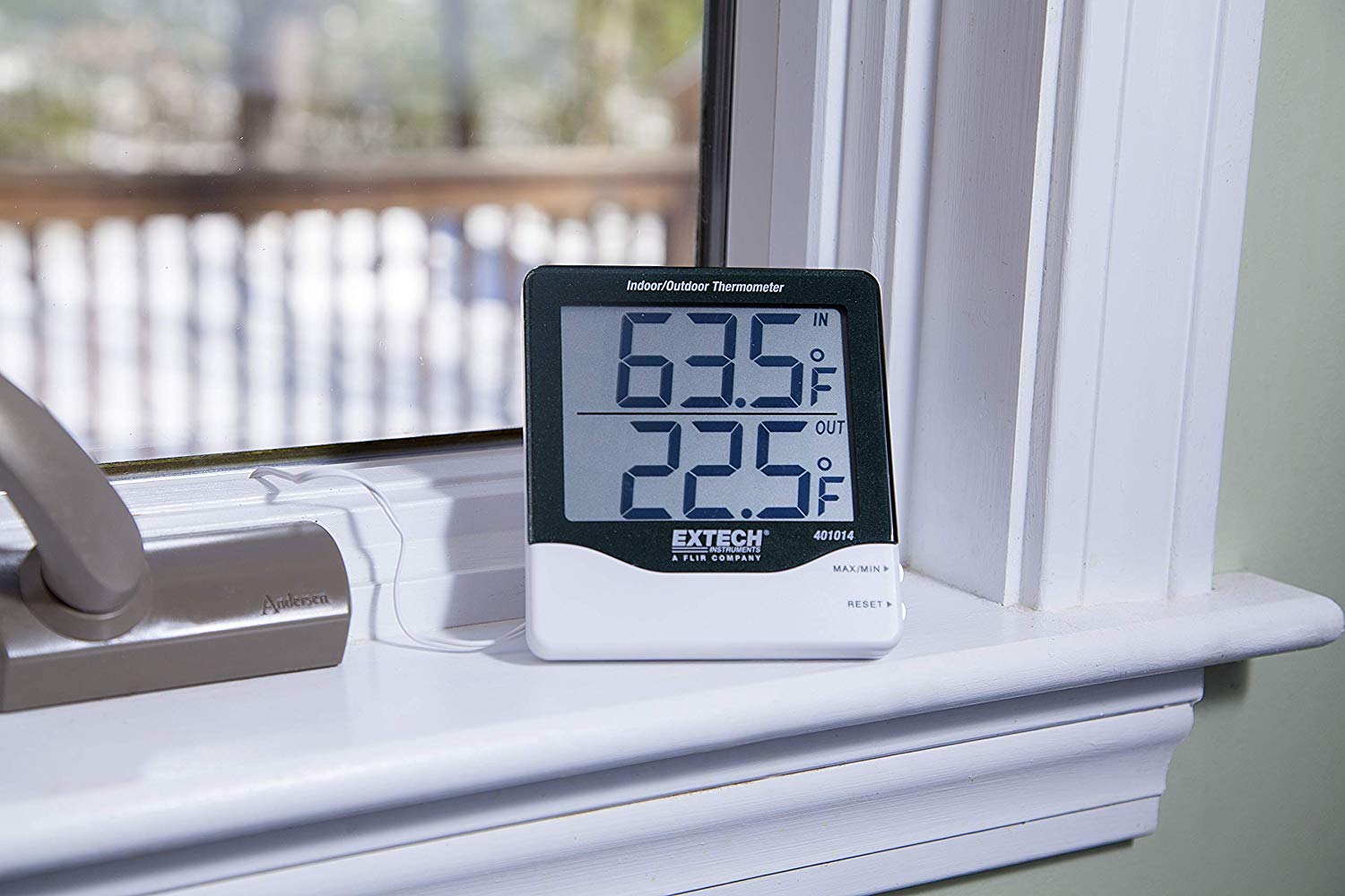 Extech 401014 Big Digit Indoor/Outdoor Thermometer BigaMart