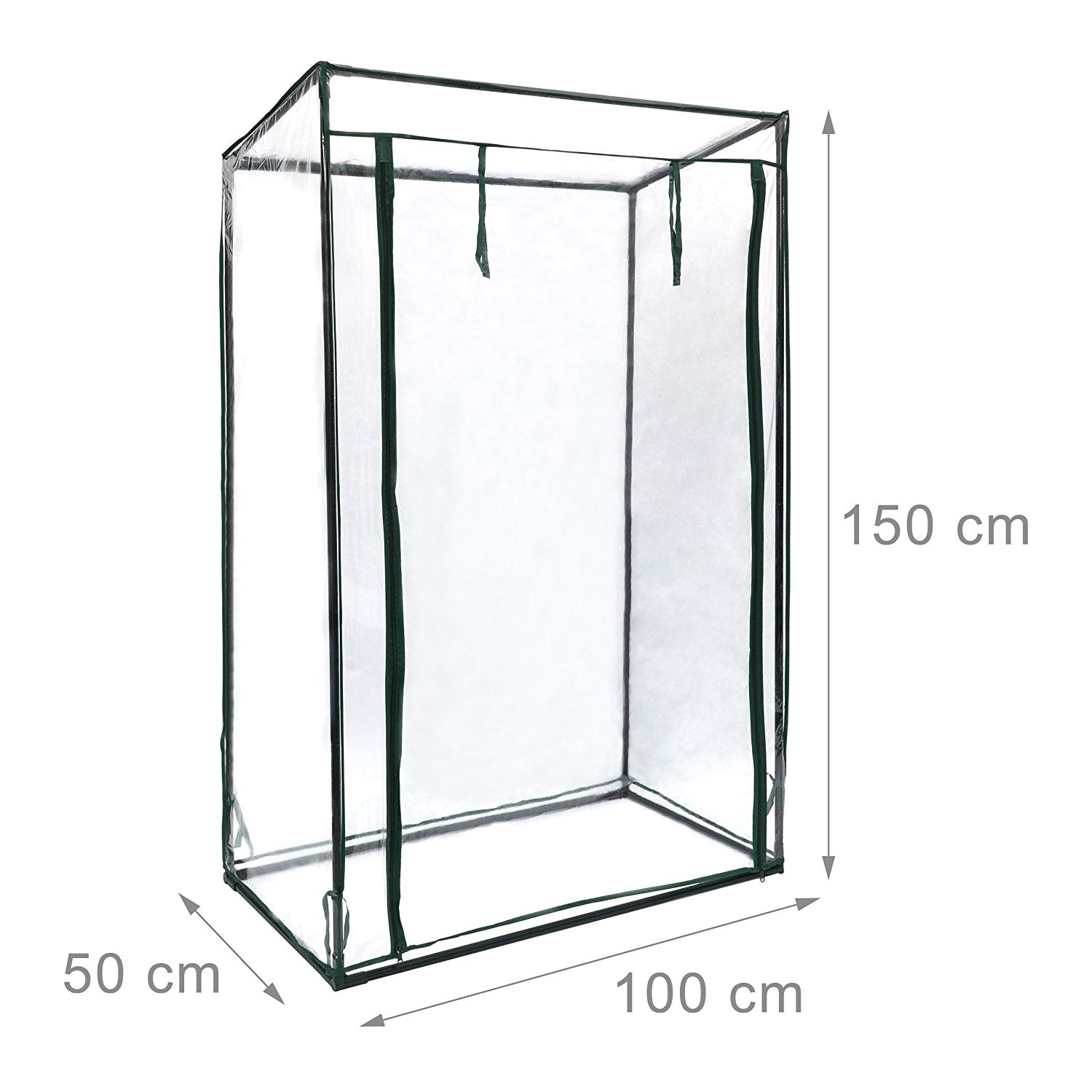 Relaxdays Tomato Greenhouse with Slanted Roof 150 x 100 x 50 cm Tomato House for Tomato Cultivation Growing as Cold Frame - Image 2