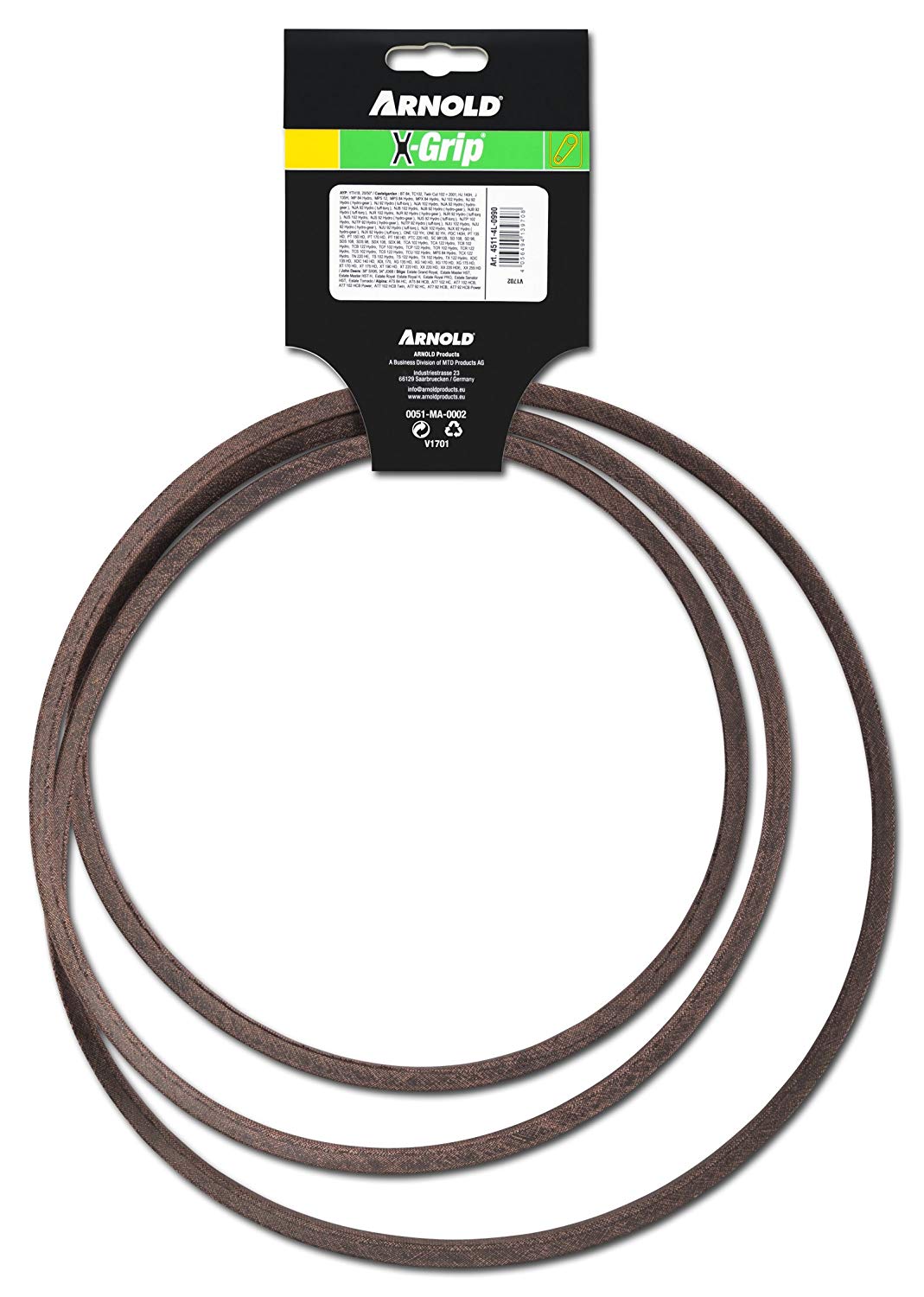 Arnold 4511-4L-0990 x-Grip V-Belt, 4L990 - Image 4