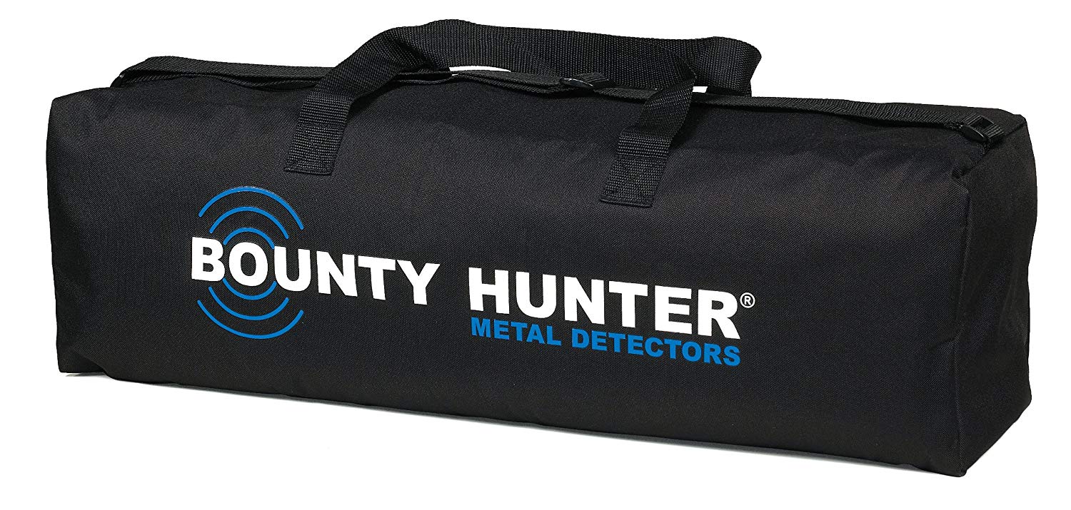 Bounty Hunter Metal Detector Carry Bag, Black, 28" x 10" x 8"