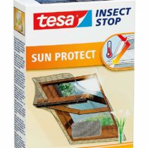 tesa 55924-00021-00 Insect Stop Sun Protect flexible, Easy to use, Washable Insect Screen For Dormer Windows - 1.2 x 1.4 m - Anthracite-Metallic