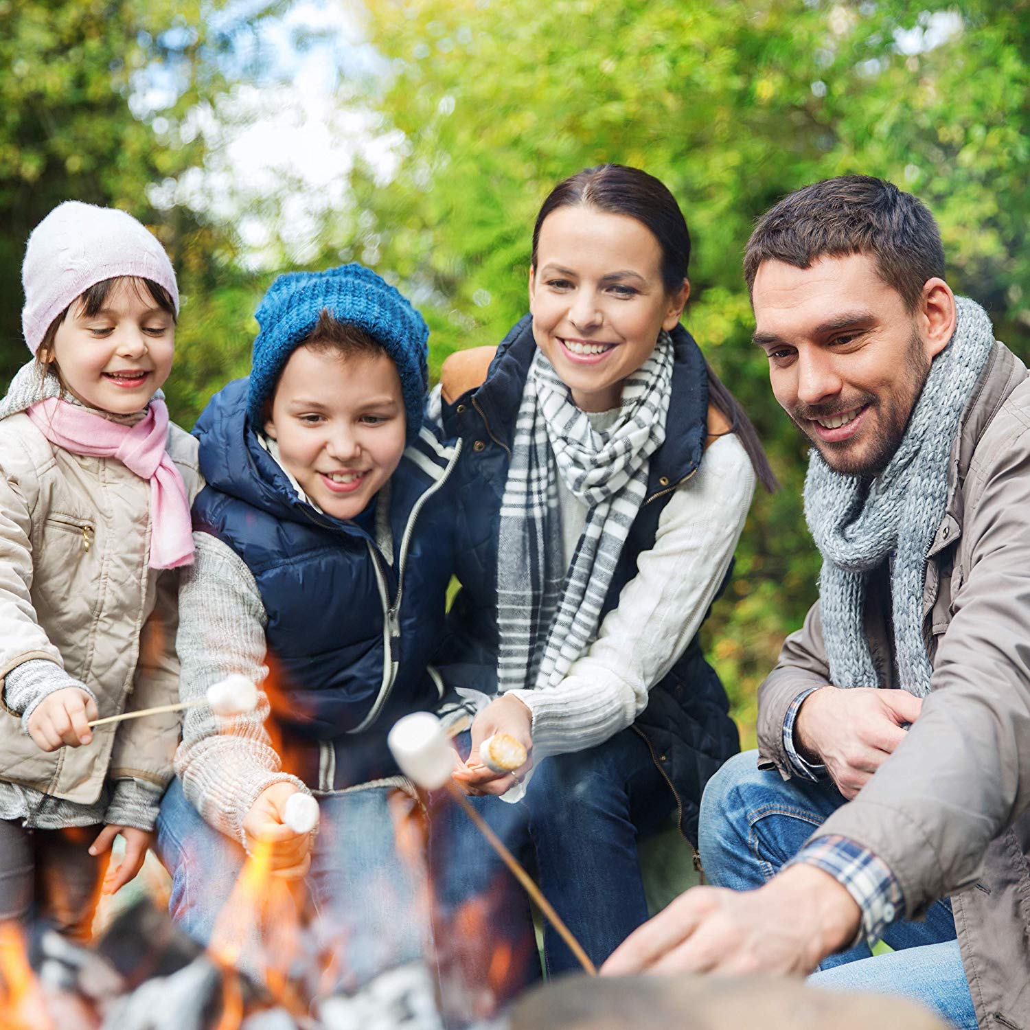 Relaxdays Bamboo Barbecue Skewers, Set of 100, For Bonfires and Marshmallows, Universal, 90 cm Long, Natural - Image 2