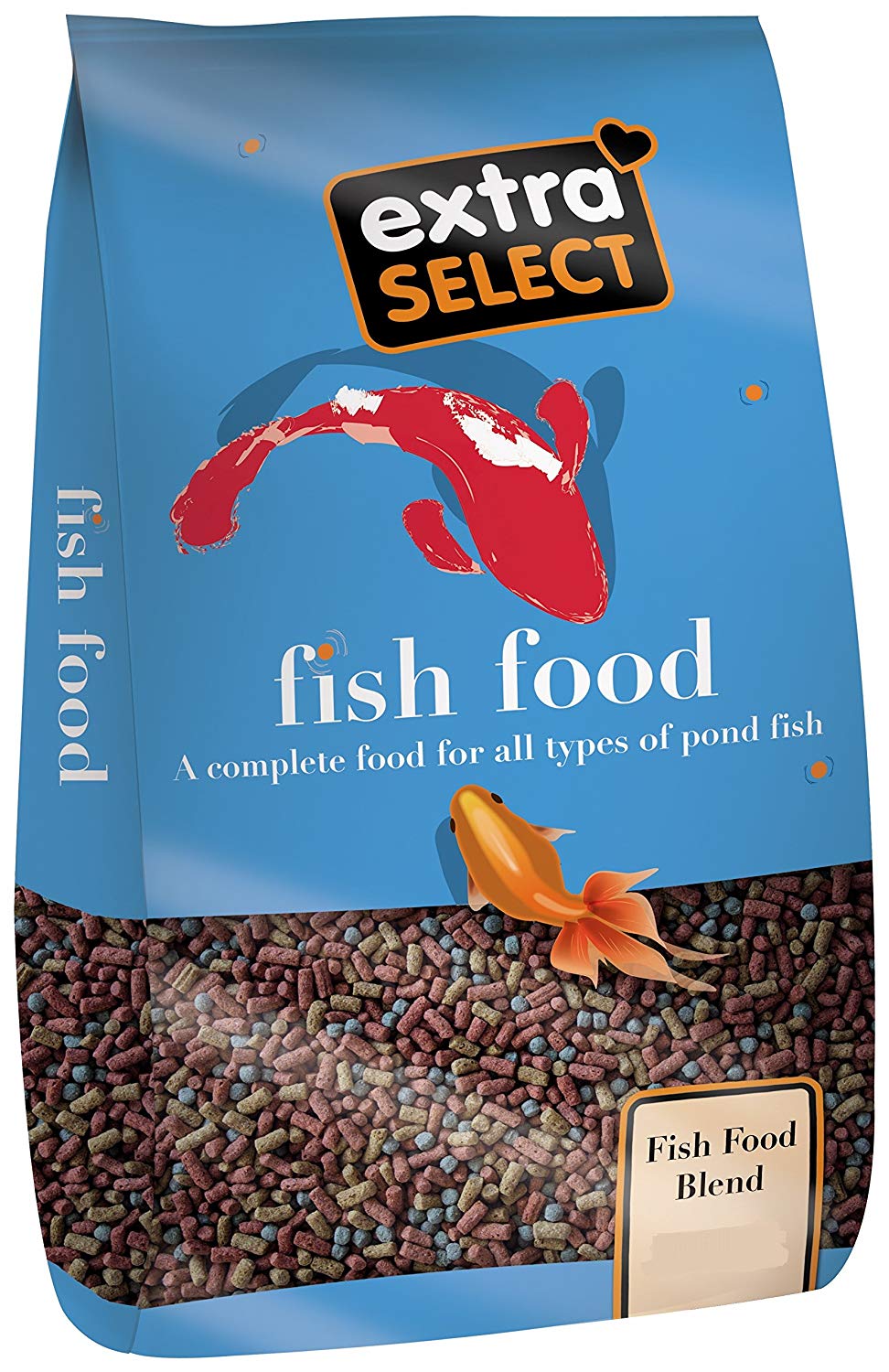 Extra Select Complete Fish Food Blend, 10 kg, 10 kg (Pack of 1)