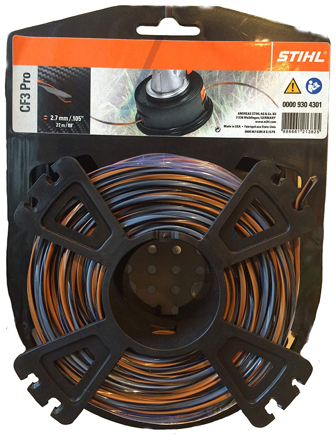 Stihl 00009304301 Up with Criss Cross CF3 Pro Carbon, Orange