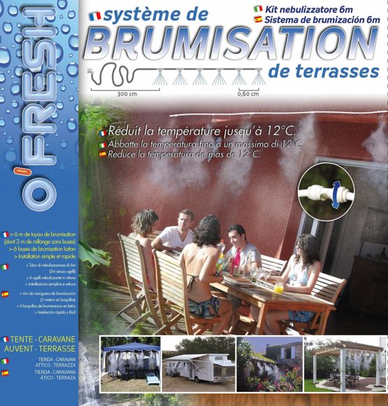 O 'Fresh 020 - Terrace 6 m with 6 Nozzles