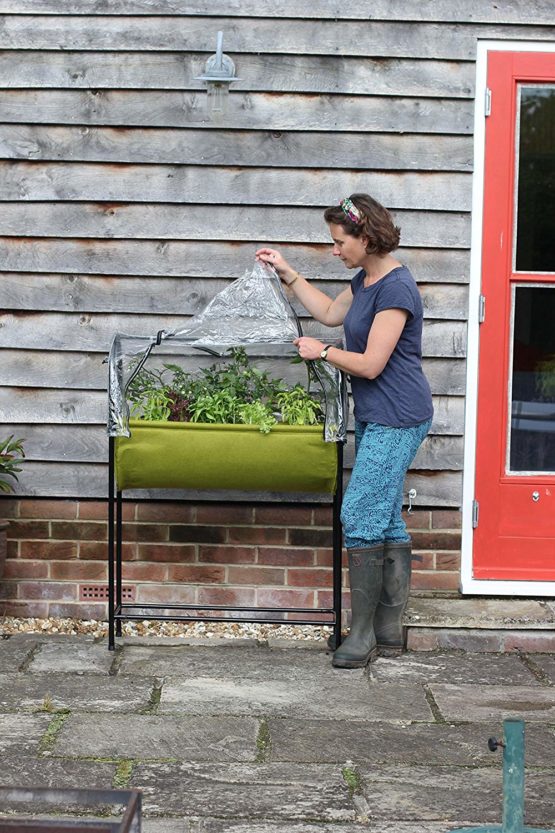 Haxnicks Self Watering Planter, Easy Growing Root System, Portable Greenhouse, Steel Frame – 34L Capacity, W 80cm D 33cm H 110cm, VIG150101 - Image 3