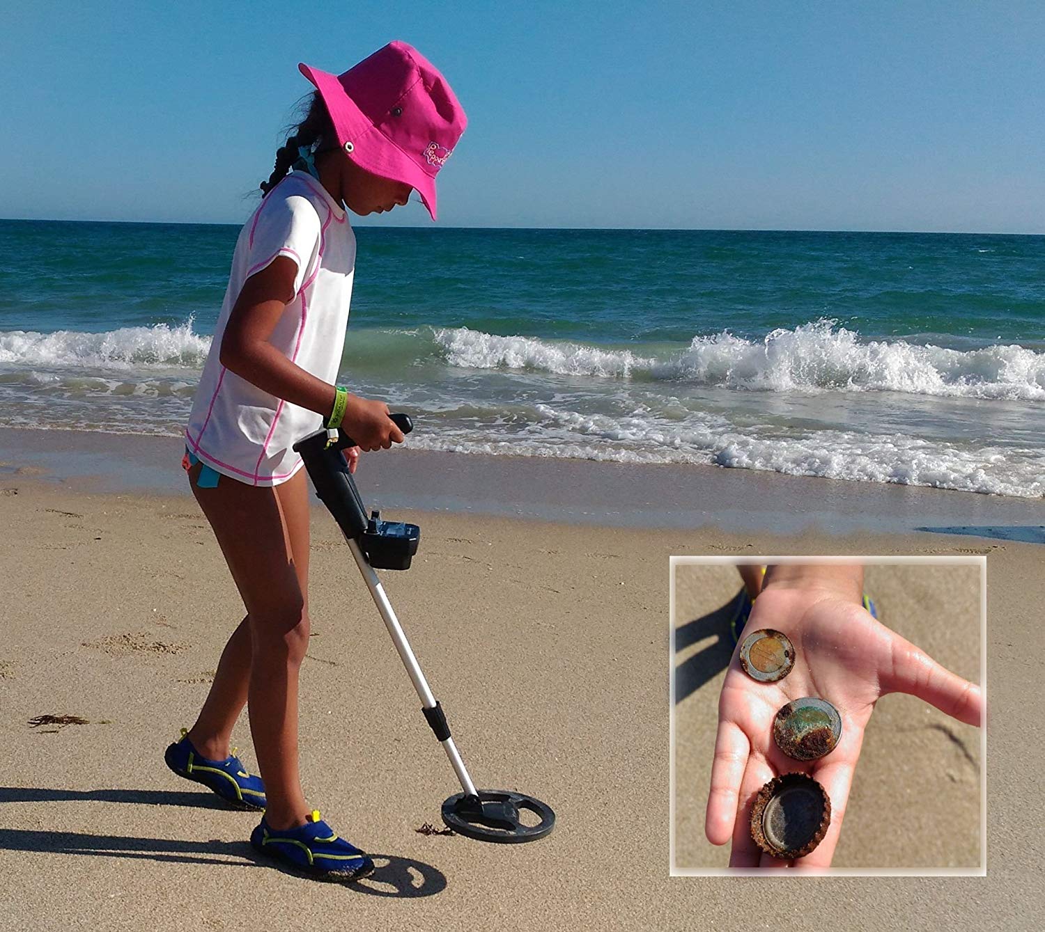 Bounty Hunter Junior Metal Detector with adjustable trash elimination - Image 4