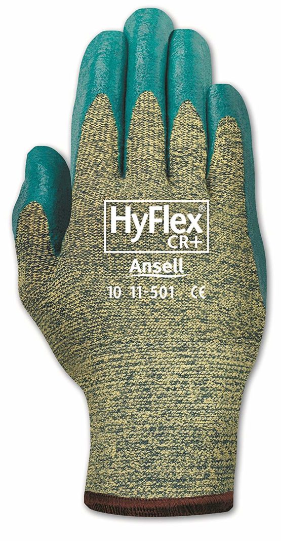 Ansell HyFlex 11-501 Cut protection gloves, mechanical protection, Blue, Size 7 (Pack of 12 pairs) - Image 2