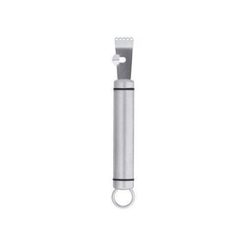 Judge Tubular Tools Citrus Zester, Silver, Fixed Head Peeler