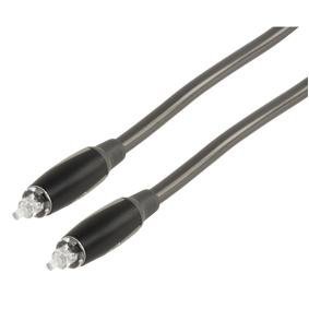 Bulk CABLE0630/3 Optical Cable with Round Connectors, black, 3 Meters