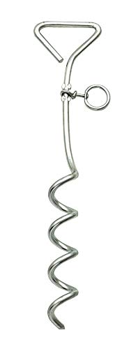 Kerbl Spiral Stake, silver