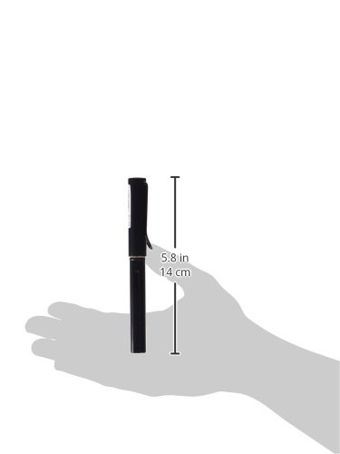 LAMY AL-star black, Fountain Pen with ergonomic grip & black Left-Handed steel nib (LH) in size M, lightweight aluminum body - Image 3