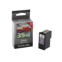 Lexmark 18C0035 colour ink cartridge 35XL, High Capacity Tri-Colour - Image 2