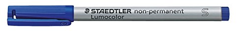 STAEDTLER 311-3 Lumocolor Non-Permanent Pen, Superfine Line Width, 0.4mm - Blue (Box of 10), 1 count (Pack of 10) - Image 2