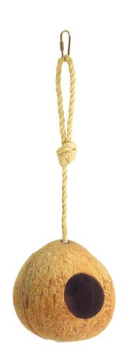 Kerbl Coconut Nest for Birds 12 cm, natural, 12 x 12 inch