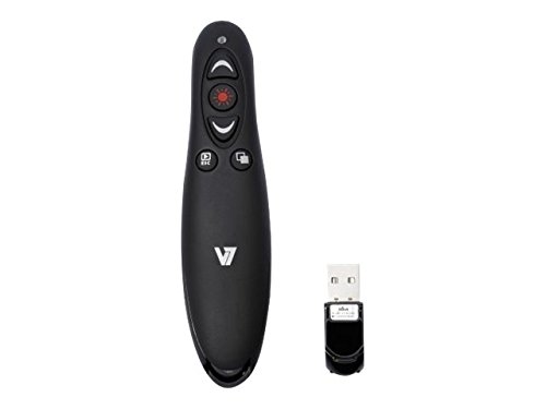 V7 WP1000-24G-19EB V7 Professional Wireless Presenter, red