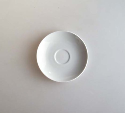 Alessi Mami Saucer for Coffee Cup Set of 6 (SG53/88), White