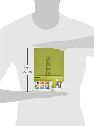 Zig Kuretake Gansai Tambi 18 Color Set, Transparent - Image 4