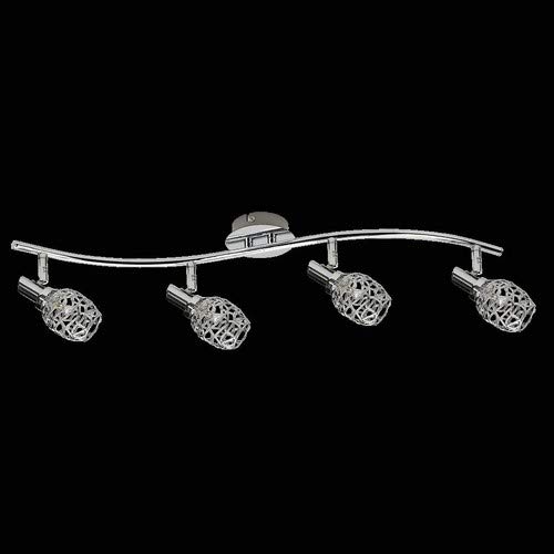 Rabalux 6185 Venus Eve Wall Light, Metal, Silver, G9 28W, 4-flammig - Image 4
