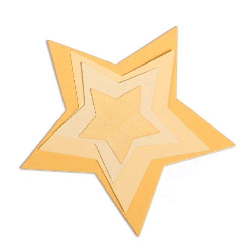 Sizzix Framelits Die Stars, Set of 5, Multi-Colour,11.11cm - Image 3