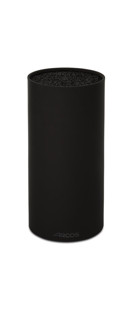 Arcos Blocks - Universal Block to Knives Until 20 cm (8") - Made of Thermoplastic Elastomer 9" - Black Color