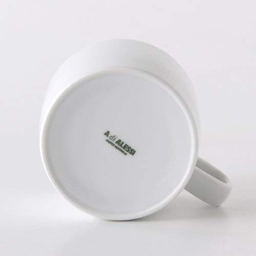 A di Alessi PlateBowlCup Tea Cup, Set of 4, (AJM28/78), White, 21cm - Image 4