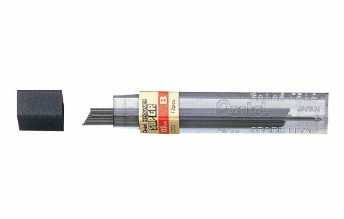 Pentel Lead Refills, B, 0.5 mm - Tube of 12,C505-B, 1 count (Pack of 12)