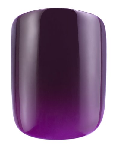 Perfect 10 P10 Colour Nails Amethyst, Purple, 24 Count (Pack of 1) - Image 2