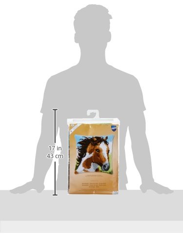 Vervaco Cross Stitch Kit: Cushion: Fiery Stallion, Other, NA, 40 x 40cm, N\a - Image 4