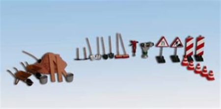Noch 14805 Road Construction Accessories Landscape Modelling