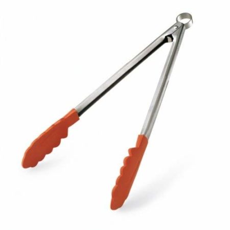 Cuisipro 30 cm Silicone Locking Tongs, Red - Image 3