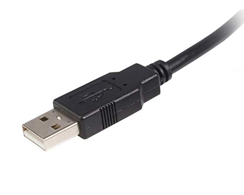 StarTech.com 5m USB 2.0 A to B Cable - M/M - 5 Meter USB Printer Cable Cord (USB2HAB5M),black, 5 Meters - Image 2