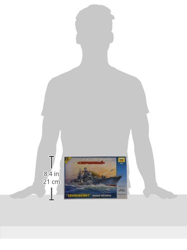 Zvezda 500789054-1:700 Russian Destroyer Sovremenny,Grey, 1/700 - Image 2