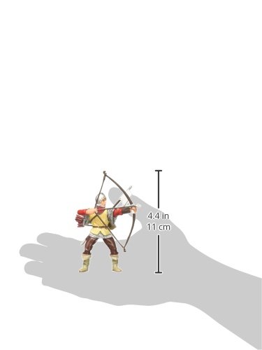 Papo MEDIEVAL-FANTASY Soldier Figurine, 39384 Red Bowman, Multicolour, 9x5x9 Centimeters, Papo 39384 Red Bowman, Multicolour - Image 3
