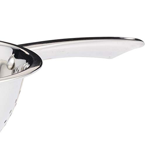 KitchenCraft Footed Stainless Steel Long-Handle Colander, 24 cm (9.5"), Silver, 9.9 x 24.1 x 41.5 cm - Image 4
