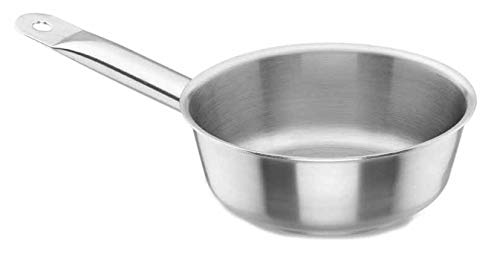 Lacor-51222-SAUTE PAN 22 CMS, Silver