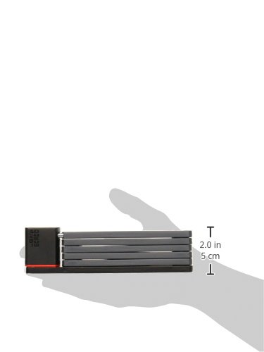 ABUS Bordo uGrip 5700 ST folding lock with lock pouch - Bike lock with 5 mm thick bars - security level 7 - 80 cm - Black - Image 3