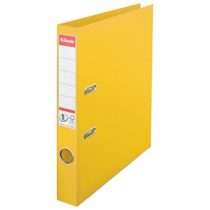 Esselte No.1 A4 Plastic Lever Arch File 50mm Yellow Pack of 10