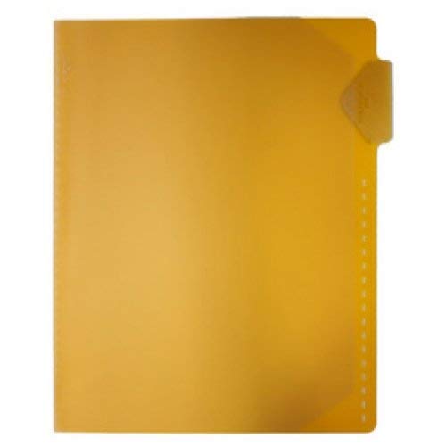 Durable 399604 Index Card / Document Pockets / 230/240 x 300 mm / with Snap-In Holes / Pack of 1 Containing 50 Items / Yellow - Image 3