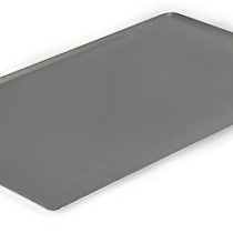 DE BUYER Non-Stick Coated Aluminium Choc Baking Tray with Pinched Edges, Black, 37.39 x 31.8 x 2.21 cm