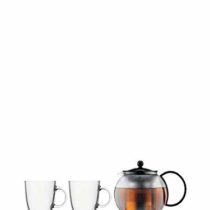 Bodum ASSAM Tea Maker, French Press System, Plastic Filter, 1.0 L/34 oz - Black
